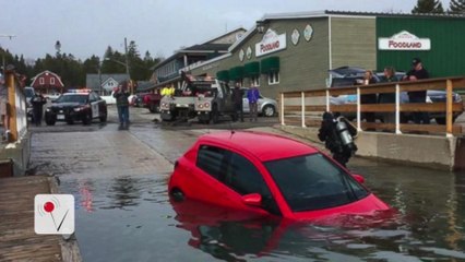 Women Follows GPS Right into River