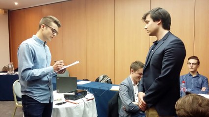 Jeu de rôles lors de la formation de En marche à Nancy