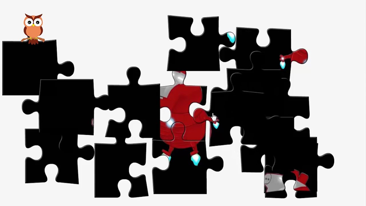 Peppa Pig Iron Man Funny puzzle Finger Family |  rompecabezas de Peppa Iron divertido con la famil