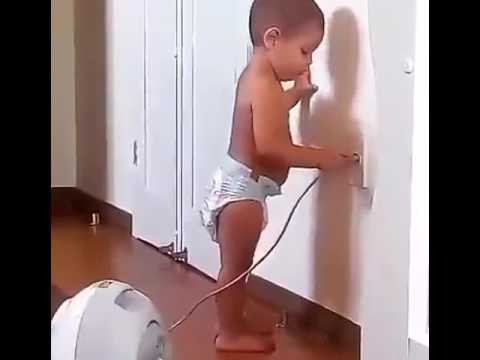 Ha Ha Baby Inserting Switch and Got Electric Shock-New Baby Funny Video Clip 2016-Funny Whatsapp Video | WhatsApp Video Funny | Funny Fails | Viral Video