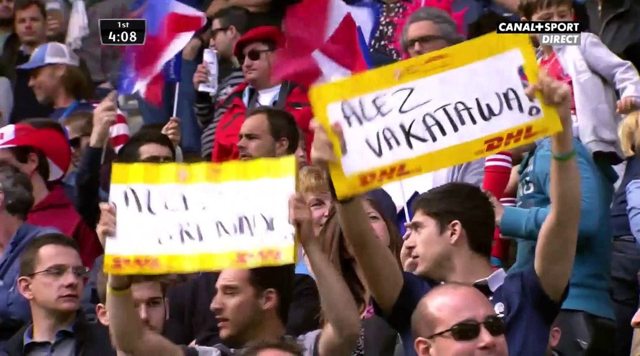 Paris 7s. Les essais de Vakatawa et Candelon contre l'Argentine