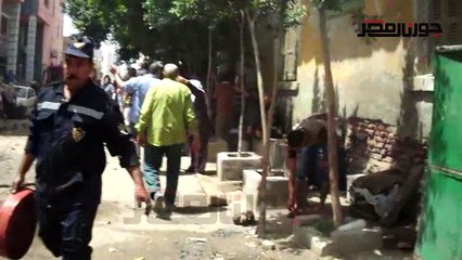 حريق مستشفى المبرة بمدينة المحلة الكبرى في الغربية