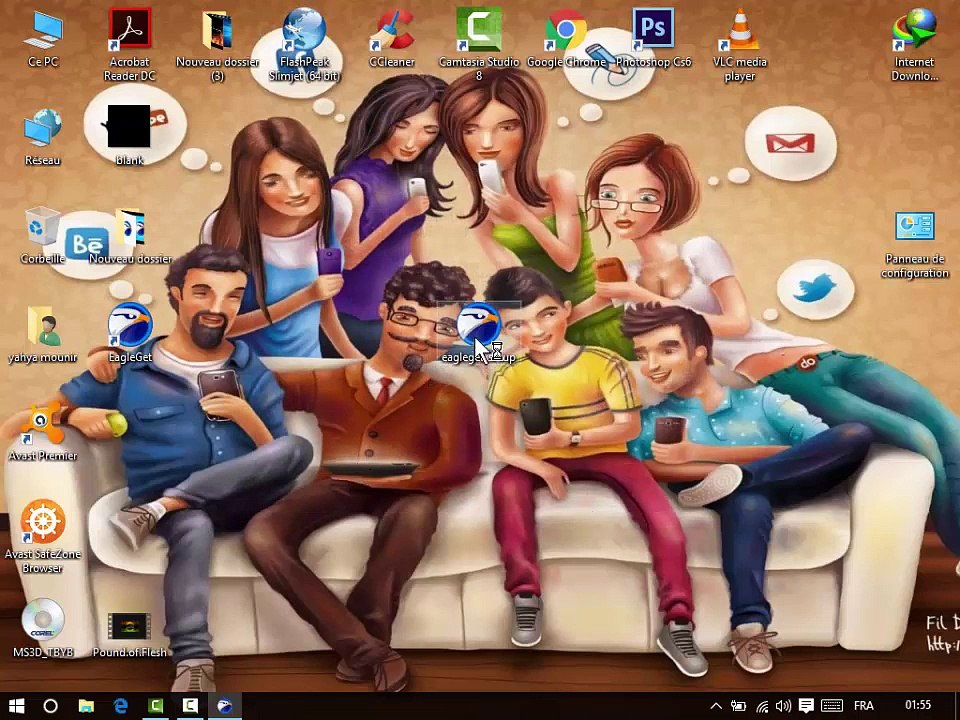 شرح تحميل وتثبيت برنامج EagleGet بديل internet download manager