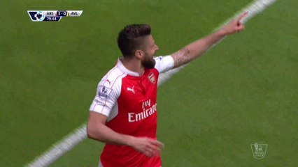 Premier League - 38ème journée - Le premier Hat-Trick d'Olivier Giroud en Premier League