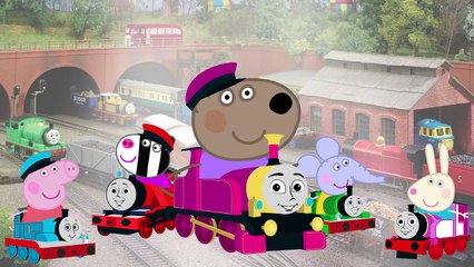 Peppa Pig Thomas and Friends Finger Family Nursery Rhymes Lyrics