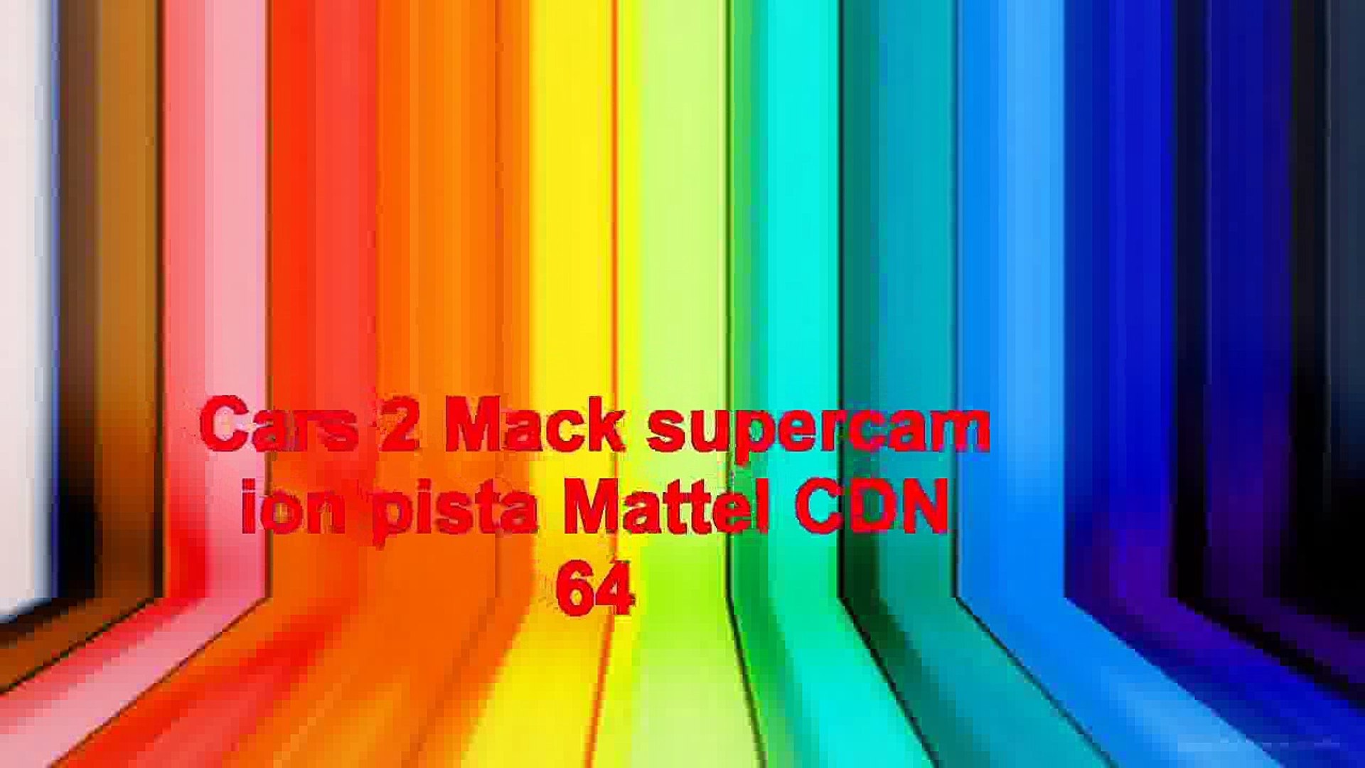 cars mack supercamión pista