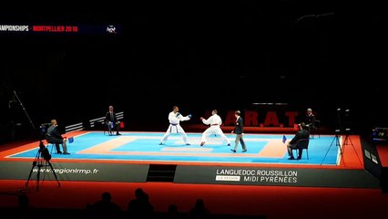 European Karate Championships 2016 Montpellier - Stanislav Horuna Male Team Fight