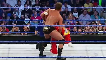 16 pump-handle neckbreakers, slams and throws-