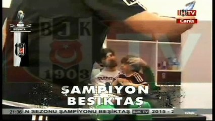 Beşiktaşlı futbolcular şampiyonluğu işte böyle kutladı!