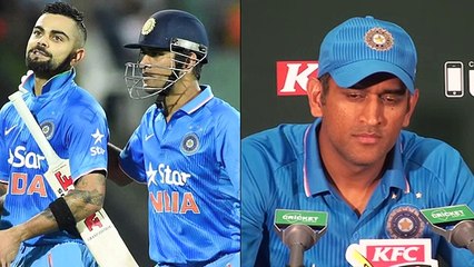 Dhoni's Joke On Virat Kohli's Batting Is Hilarious
