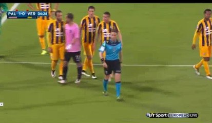 Pawel Wszolek RED CARD - Palermo 1 - 0 Hellas Verona 15.05.2016