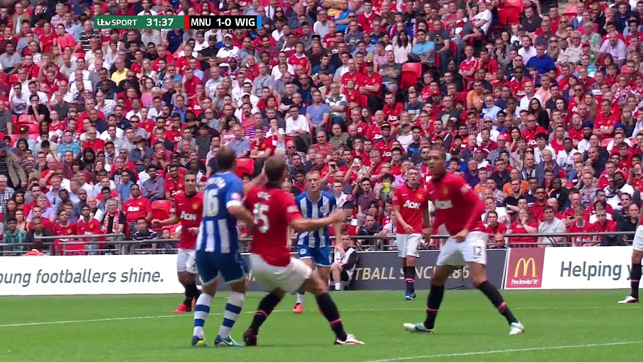 Community Shield 2013 - Manchester United vs Wigan Atlethics - 2013-08-11 ITVSport