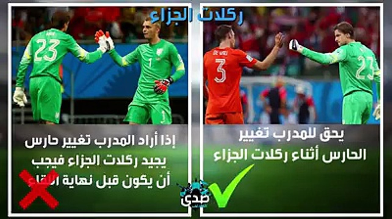 التعديلات الجديدة في قوانين كرة القدمLes nouveaux amendements dans les lois du football
