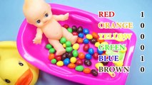 Learn Colors Peppa Pig Coloring Book and Baby Doll Colors Candy Education Video