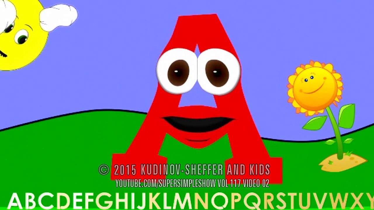 Nursery Rhymes  ABC song  Alphabet with Letter A