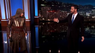 Deliveryman Brings Jimmy Kimmel The New “Assassins Creed Trailer