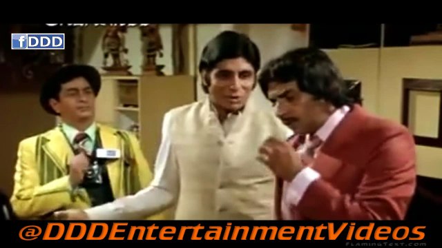 Bollywood Comedy Scene! Amitabh Bachchan - I Can Walk English... I Can Laugh English [ Namak Halal ]