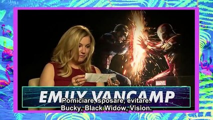 Captain America: Civil War Cast Answer YOUR Fan Questions! MTV - SUB ITA