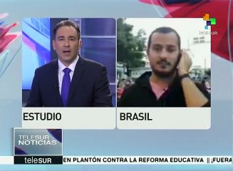 Miles de brasileños rechazan al presidente interino Michel Temer