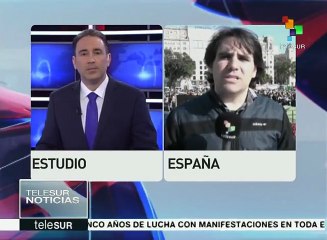 España: con retraso inicia conmemoración del 15M en Cataluña
