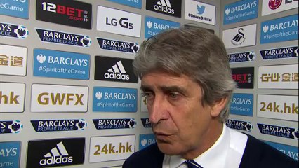 Swansea 1-1 Manchester City: Pellegrini blames club for poor finish
