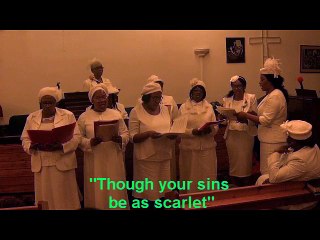 Though your sins be as scarlet