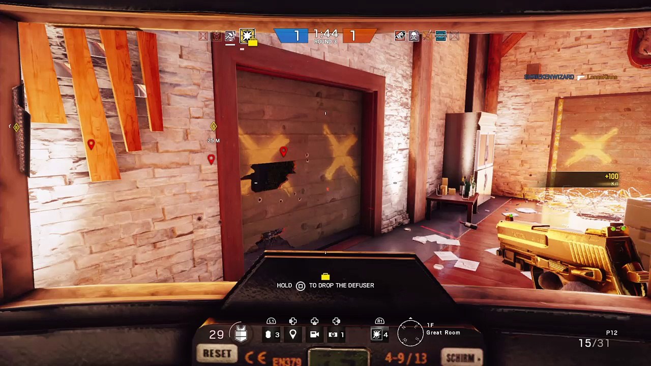 Tom Clancy's Rainbow Six® Siege 5 kill last 1 with 1 bullet