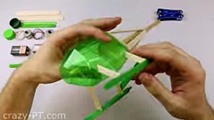 How to make a Helicopter - (Electric Helicopter