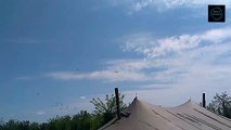 Су-25 пускает ЛТЦ над Мелитополем!
