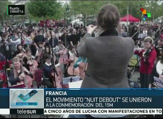 Franceses se suman a festejos del 5 aniversario en España del 15M