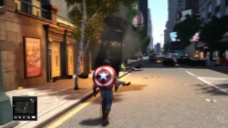 CAPTAIN AMERICA VS HULK - EPIC BATTLE - Grand Theft Auto