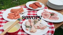 Meat on the grill – Savory