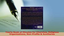Read  Yearly Book of Minutes for Churches Religious Organizations NonProfits  Auxiliaries Ebook Free
