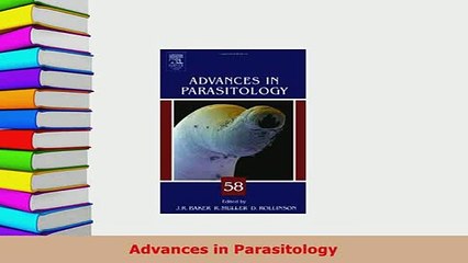 PDF  Advances in Parasitology Free Books