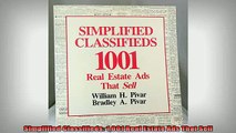 READ book  Simplified Classifieds 1001 Real Estate Ads That Sell Full Free