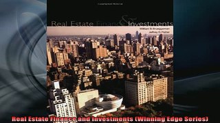 READ book  Real Estate Finance and Investments Winning Edge Series Free Online