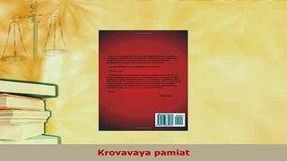 PDF  Krovavaya pamiat  EBook