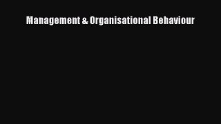 PDF Management & Organisational Behaviour  Read Online