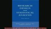 READ book  Research Design and Statistical Analysis Third Edition  FREE BOOOK ONLINE
