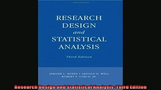 READ book  Research Design and Statistical Analysis Third Edition  FREE BOOOK ONLINE