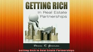 READ book  Getting Rich in Real Estate Partnerships Free Online