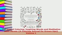 Read  The Joys of Coloring Inspiring Words and Meditative Bible Verses A Coloring Journal for Ebook Free