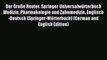Read Der Große Reuter. Springer Universalwörterbuch Medizin Pharmakologie und Zahnmedizin.