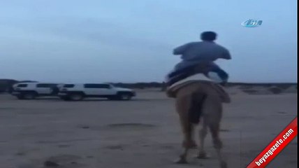 Şaka yapmak istedi, tekmeyi yedi