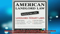 READ book  American Landlord Law Everything U Need to Know About LandlordTenant Laws American Real Free Online