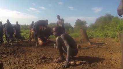 Meeting tribal women in Africa tour - Hamar Tribe Rituals,HD