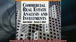 READ book  Commercial Real Estate Analysis and Investments Free Online