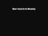 [Download] Man's Search for Meaning PDF Free