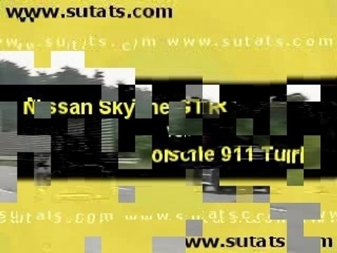 Nissan Skyline GTR R34 vs Porsche 911 Turbo (Drag Race)