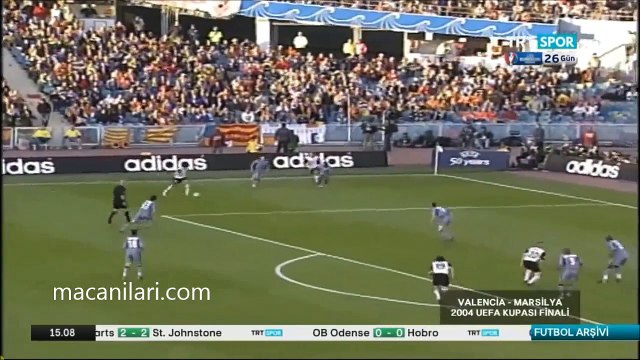 [HD] 19.05.2004 - 2003-2004 UEFA Cup Final Match Valencia CF 2-0 Olympique Marsilya